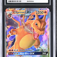 POKEMON TCG: SUN & MOON PROMOS - CHARIZARD GX - SM211 (HIDDEN FATES TIN - HOLO) (ENGLISH) (GRADED / CGC 9) (📌 CONDITION 9.5)