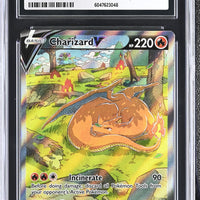 POKEMON TCG: SWORD & SHIELD PROMO - CHARIZARD V - SWSH260 (ULTRA PREMIUM COLLECTION - HOLO) (ENGLISH) (GRADED / CGC 9) (📌 CONDITION 9.5)