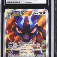 POKEMON TCG: SWORD & SHIELD PROMO - LUCARIO VSTAR - SWSH291 (CROWN ZENITH ETB - HOLO) (ENGLISH) (GRADED / CGC 10) (📌 CONDITION 9.5)
