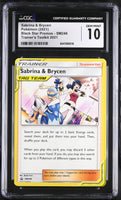 
              POKEMON TCG: SUN & MOON PROMOS - SABRINA & BRYCEN - SM246 (2021 TRAINER'S TOOLKIT - NON HOLO) (ENGLISH) (GRADED / CGC 10) (📌 CONDITION 9.5)
            
