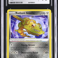 POKEMON TCG: LOST ORIGIN - RADIANT STEELIX - 124/196 (HOLO) (ENGLISH) (GRADED / CGC 10) (📌 CONDITION 9.5)