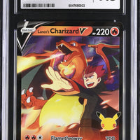 POKEMON TCG: SWORD & SHIELD PROMO - LANCE'S CHARIZARD V - SWSH133 (CELEBRATIONS - HOLO) (ENGLISH) (GRADED / CGC 9.5) (📌 CONDITION 9.5)
