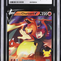 POKEMON TCG: SWORD & SHIELD PROMO - LANCE'S CHARIZARD V - SWSH133 (CELEBRATIONS - HOLO) (ENGLISH) (GRADED / CGC 6) (📌 CONDITION 9.5)