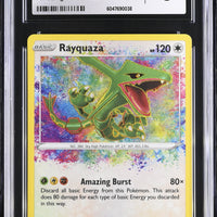 POKEMON TCG: VIVID VOLTAGE - RAYQUAZA - 138/185 (AMAZING RARE - HOLO) (ENGLISH) (GRADED / CGC 8) (📌 CONDITION 9.5)