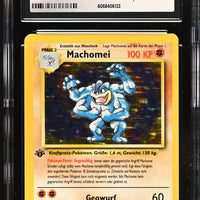 POKEMON TCG: BASE SET - MACHAMP - 8/102 (HOLO) (1ST EDITION) (GERMAN) (GRADED / CGC 10) (📌 CONDITION 9.5)