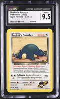 
              POKEMON TCG: GYM HEROES - ROCKET'S SNORLAX - 33/132 (NON-HOLO) (ENGLISH) (GRADED / CGC 9.5) (📌 CONDITION 9.5)
            