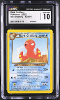 
              POKEMON TCG: NEO DESTINY - DARK OCTILLERY - 62/105 (NON-HOLO) (ENGLISH) (GRADED / CGC 10) (📌 CONDITION 9.5)
            