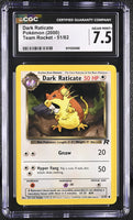 
              POKEMON TCG: TEAM ROCKET - DARK RATICATE - 51/82 (NON-HOLO) (ENGLISH) (GRADED / CGC 7.5) (📌 CONDITION 9.5)
            