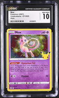 
              POKEMON TCG: CELEBRATIONS - MEW - 011/025 (HOLO) (ENGLISH) (GRADED / CGC 10) (📌 CONDITION 9.5)
            