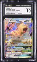 
              POKEMON TCG: UNBROKEN BONDS - PERSIAN GX - 149/214 (HOLO) (ENGLISH) (GRADED / CGC 10) (📌 CONDITION 9.5)
            