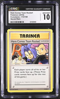 
              POKEMON TCG: EVOLUTIONS - HERE COMES TEAM ROCKET! - 113/108 (SECRET RARE - NON-HOLO) (ENGLISH) (GRADED / TOP POP / CGC 10) (📌 CONDITION 9.5)
            