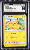 
              POKEMON TCG: CRIMSON INVASION - PIKACHU - 30/111 (NON-HOLO) (ENGLISH) (GRADED / CGC 10) (📌 CONDITION 9.5)
            