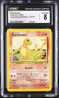 
              POKEMON TCG: LEGENDARY COLLECTION - CHARMANDER - 70/110 (NON-HOLO) (ENGLISH) (GRADED / CGC 8) (📌 CONDITION 9.5)
            