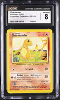 
              POKEMON TCG: LEGENDARY COLLECTION - CHARMANDER - 70/110 (NON-HOLO) (ENGLISH) (GRADED / CGC 8) (📌 CONDITION 9.5)
            