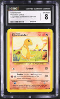 
              POKEMON TCG: LEGENDARY COLLECTION - CHARMANDER - 70/110 (NON-HOLO) (ENGLISH) (GRADED / CGC 8) (📌 CONDITION 9.5)
            