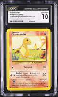 
              POKEMON TCG: LEGENDARY COLLECTION - CHARMANDER - 70/110 (NON-HOLO) (ENGLISH) (GRADED / CGC 10) (📌 CONDITION 9.5)
            