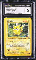 
              POKEMON TCG: JUNGLE - PIKACHU - 60/64 (NON-HOLO) (ENGLISH) (GRADED / CGC 5) (📌 CONDITION 9.5)
            