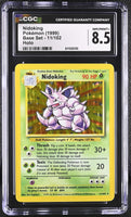 
              POKEMON TCG: BASE SET - NIDOKING - 11/102 (HOLO) (ENGLISH) (GRADED / CGC 8.5) (📌 CONDITION 9.5)
            