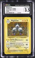 
              POKEMON TCG: BASE SET - MAGNETON - 9/102 (HOLO) (ENGLISH) (GRADED / CGC 3.5) (📌 CONDITION 9.5)
            