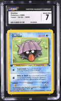 
              POKEMON TCG: FOSSIL - SHELLDER - 54/62 (1ST EDITION - NON-HOLO) (ENGLISH) (GRADED / CGC 7) (📌 CONDITION 9.5)
            