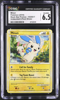 
              POKEMON TCG: BLACK STAR PROMOS - MINUN - HGSS17 (UNDAUNTED 2-PACK BLISTER - CRACKED ICE HOLO) (ENGLISH) (GRADED / CGC 6.5) (📌 CONDITION 9.5)
            