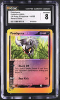 
              POKEMON TCG: EX RUBY & SAPPHIRE - POOCHYENA - 64/109 (REVERSE HOLO) (ENGLISH) (GRADED / CGC 8) (📌 CONDITION 9.5)
            
