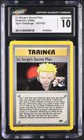 
              POKEMON TCG: GYM CHALLENGE - LT. SURGE'S SECRET PLAN - 107/132 (NON-HOLO) (ENGLISH) (GRADED / CGC 10) (📌 CONDITION 9.5)
            