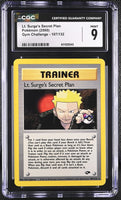 
              POKEMON TCG: GYM CHALLENGE - LT. SURGE'S SECRET PLAN - 107/132 (NON-HOLO) (ENGLISH) (GRADED / CGC 9) (📌 CONDITION 9.5)
            