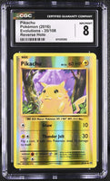
              POKEMON TCG: EVOLUTIONS - PIKACHU - 35/108 (REVERSE HOLO) (ENGLISH) (GRADED / CGC 8) (📌 CONDITION 9.5)
            