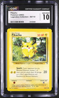 
              POKEMON TCG: LEGENDARY COLLECTION - PIKACHU - 86/110 (NON-HOLO) (ENGLISH) (GRADED / CGC 10) (📌 CONDITION 9.5)
            