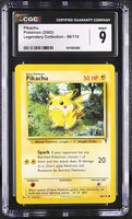 
              POKEMON TCG: LEGENDARY COLLECTION - PIKACHU - 86/110 (NON-HOLO) (ENGLISH) (GRADED / CGC 9) (📌 CONDITION 9.5)
            