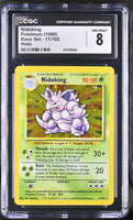 
              POKEMON TCG: BASE SET - NIDOKING - 11/102 (HOLO) (ENGLISH) (GRADED / CGC 8) (📌 CONDITION 9.5)
            