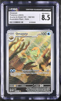 
              POKEMON TCG: SCARLET & VIOLET 151 - OMANYTE - 180/165 (ILLUSTRATION RARE - HOLO) (ENGLISH) (GRADED / CGC 8.5) (📌 CONDITION 9.5)
            