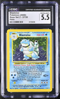 
              POKEMON TCG: BASE SET 2 - BLASTOISE - 2/130 (HOLO) (ENGLISH) (GRADED / CGC 5.5) (📌 CONDITION 9.5)
            