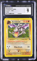 
              POKEMON TCG: FOSSIL - AERODACTYL - 1/62 (HOLO) (ENGLISH) (GRADED / CGC 9) (📌 CONDITION 9.5)
            