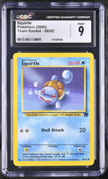 
              POKEMON TCG: TEAM ROCKET - SQUIRTLE - 68/82 (NON-HOLO) (ENGLISH) (GRADED / CGC 9) (📌 CONDITION 9.5)
            