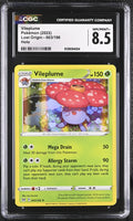 
              POKEMON TCG: LOST ORIGIN - VILEPLUME - 003/196 (HOLO) (ENGLISH) (GRADED / CGC 8.5) (📌 CONDITION 9.5)
            