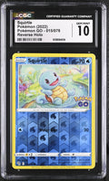
              POKEMON TCG: POKEMON GO - SQUIRTLE - 015/078 (REVERSE HOLO) (ENGLISH) (GRADED / CGC 10) (📌 CONDITION 9.5)
            