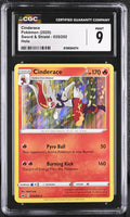 
              POKEMON TCG: SWORD & SHIELD BASE SET - CINDERACE - 035/202 (HOLO) (ENGLISH) (GRADED / CGC 9) (📌 CONDITION 9.5)
            