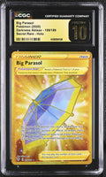 
              POKEMON TCG: DARKNESS ABLAZE - BIG PARASOL - 199/189 (SECRET RARE - HOLO) (ENGLISH) (GRADED / CGC PRISTINE 10) (📌 CONDITION 9.5)
            