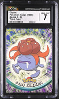 
              POKEMON TOPPS: SERIES 1 - GLOOM - 44 (NON-HOLO / THIRD PRINT / GREEN TOPPS LOGO / OVAL NINTENDO SEAL) (ENGLISH) (GRADED / CGC 7) (📌 CONDITION 9.5)
            