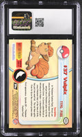
              POKEMON TOPPS: SERIES 1 - VULPIX - 37 (SILVER FOIL / FLAMES & TEAR DROPS - HOLO / THIRD PRINT / BLACK TOPPS LOGO / OVAL NINTENDO SEAL) (ENGLISH) (GRADED / CGC 9) (📌 CONDITION 9.5)
            