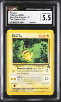 
              POKEMON TCG: BLACK STAR PROMOS - PIKACHU - 27 (WOTC THE POWER OF ONE - NON-HOLO) (ENGLISH) (GRADED / CGC 5.5) (📌 CONDITION 9.5)
            