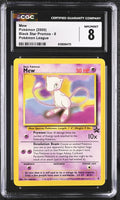 
              POKEMON TCG: BLACK STAR PROMOS - MEW - 8 (WOTC POKEMON LEAGUE - NON-HOLO) (ENGLISH) (GRADED / CGC 8) (📌 CONDITION 9.5)
            