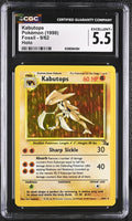 
              POKEMON TCG: FOSSIL - KABUTOPS - 9/62 (HOLO) (ENGLISH) (GRADED / CGC 5.5) (📌 CONDITION 9.5)
            