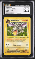 
              POKEMON TCG: FOSSIL - AERODACTYL - 1/62 (HOLO) (ENGLISH) (GRADED / CGC 5.5) (📌 CONDITION 9.5)
            