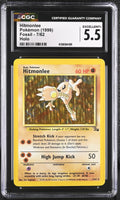 
              POKEMON TCG: FOSSIL - HITMONLEE - 7/62 (HOLO) (ENGLISH) (GRADED / CGC 5.5) (📌 CONDITION 9.5)
            