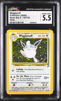 
              POKEMON TCG: BASE SET 2 - WIGGLYTUFF - 19/130 (HOLO) (ENGLISH) (GRADED / CGC 5.5) (📌 CONDITION 9.5)
            
