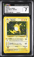 
              POKEMON TCG: BASE SET 2 - RAICHU - 16/130 (HOLO) (ENGLISH) (GRADED / CGC 7) (📌 CONDITION 9.5)
            