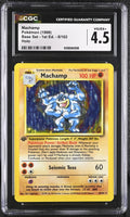 
              POKEMON TCG: BASE SET - MACHAMP - 8/102 (1ST EDITION - HOLO) (ENGLISH) (GRADED / CGC 4.5) (📌 CONDITION 9.5)
            